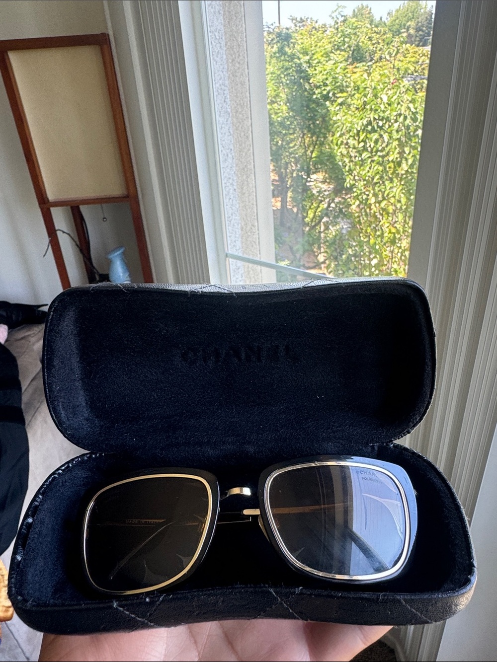 CHANEL Sunglasses with Case